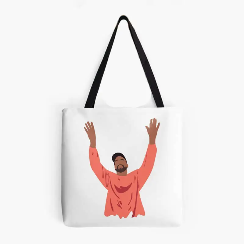 Kanye West Concert Rap Tote Bag