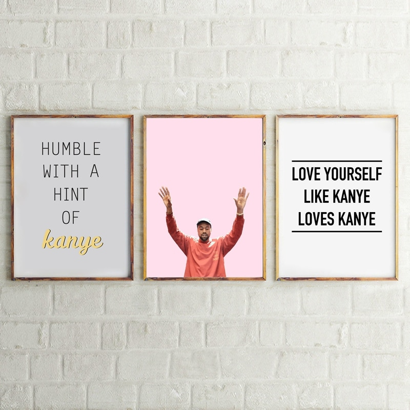 Kanye West Home Room Wall Decor Poster