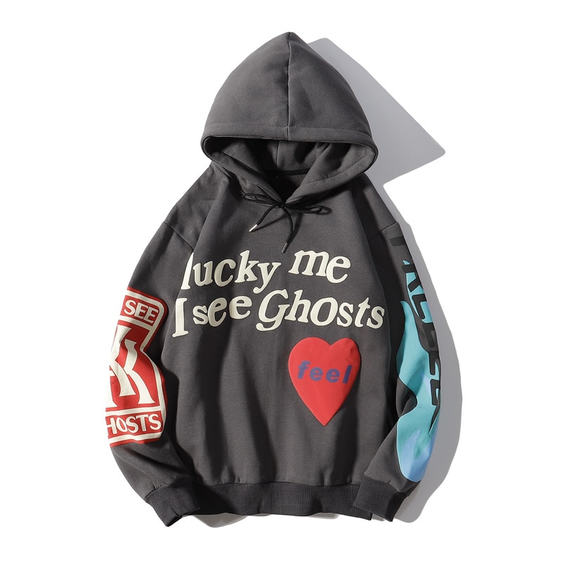 Kanye West Lucky Me I See Ghosts Hoodie Men Women