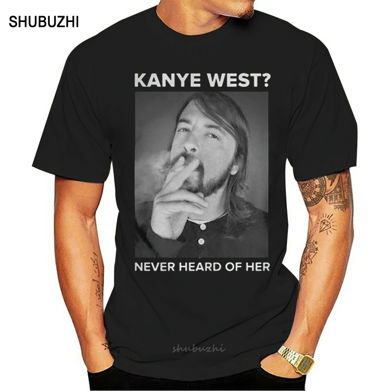 Kanye West Never Heard Of Her Black T-Shirt