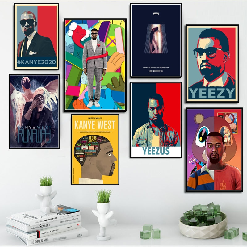 Kanye West Room Living Poster
