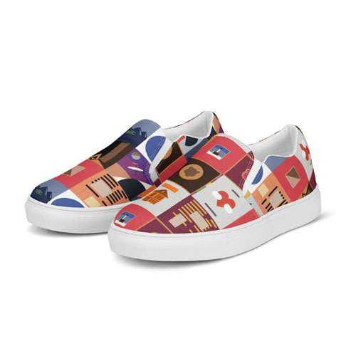 Kanye West Men’s slip-on canvas shoes